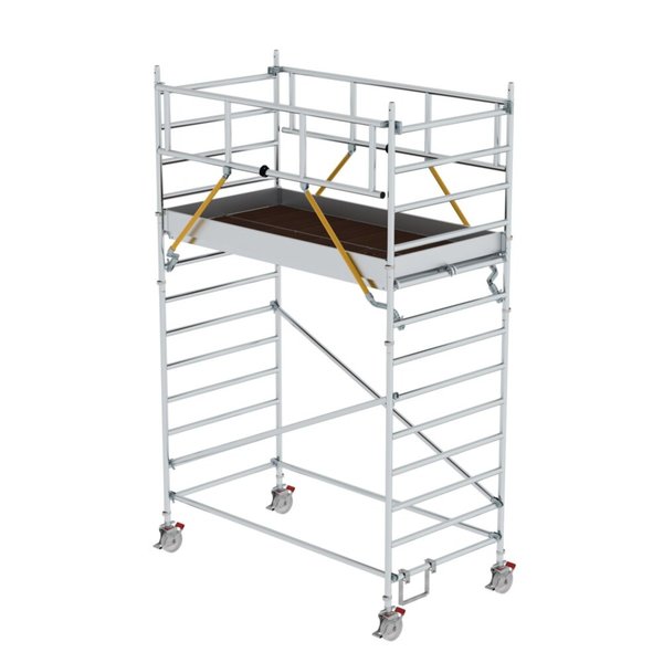 Günzburger Steigtechnik Rollgerüst SG 1,35 x 2,45 m mit Doppel-Plattform Plattformhöhe 3,07 m