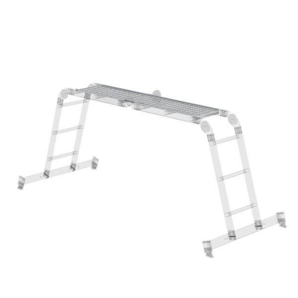 Günzburger Steigtechnik Aluminium-Riffelblechbelag passend für 031310 und 031312