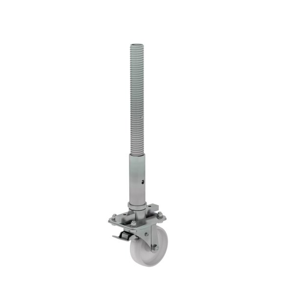 Günzburger Steigtechnik Lenkrolle mit Spindel höhenverstellbar ø 125 mm
