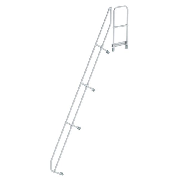Günzburger Steigtechnik Zweiter Handlauf für Treppe mit Plattform 60° 15 Stufen