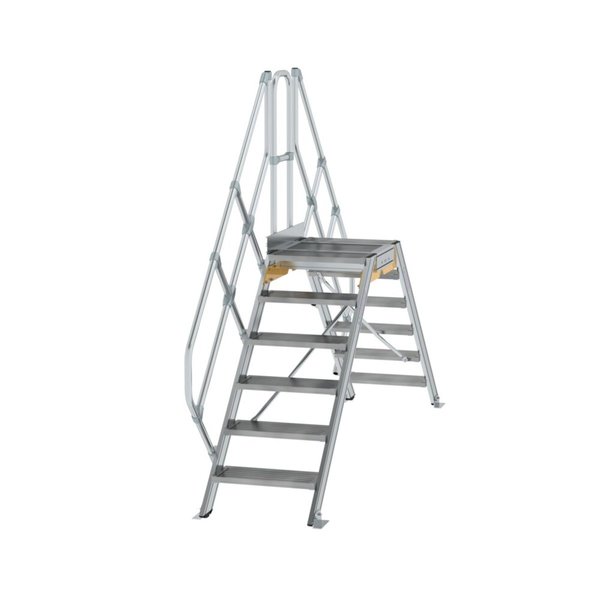 Günzburger Steigtechnik Überstieg 45° Stufenbreite 600 mm 6 Stufen