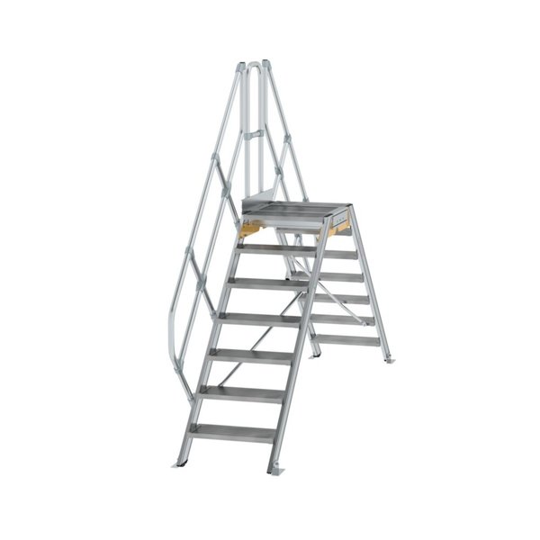 Günzburger Steigtechnik Überstieg 45° Stufenbreite 600 mm 7 Stufen