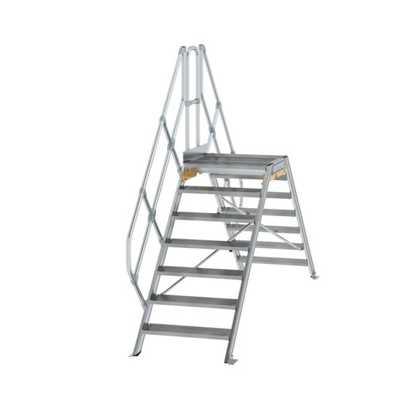 Günzburger Steigtechnik Überstieg 45° Stufenbreite 800 mm 7 Stufen