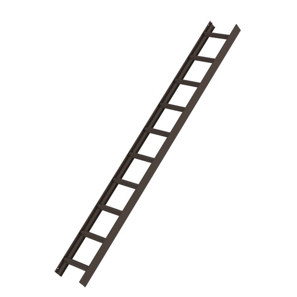 Günzburger Steigtechnik Dachleiter Braun 10 Sprossen