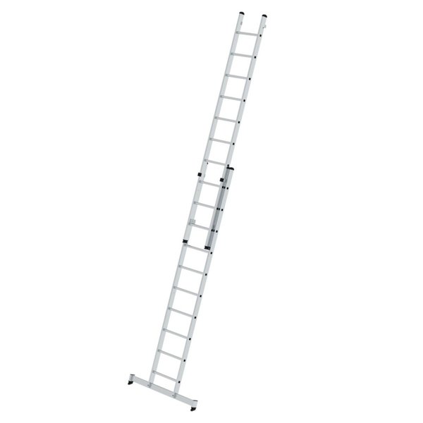 Günzburger Steigtechnik Sprossen-Mehrzweckleiter 2-teilig mit nivello®-Traverse 2x10 Sprossen