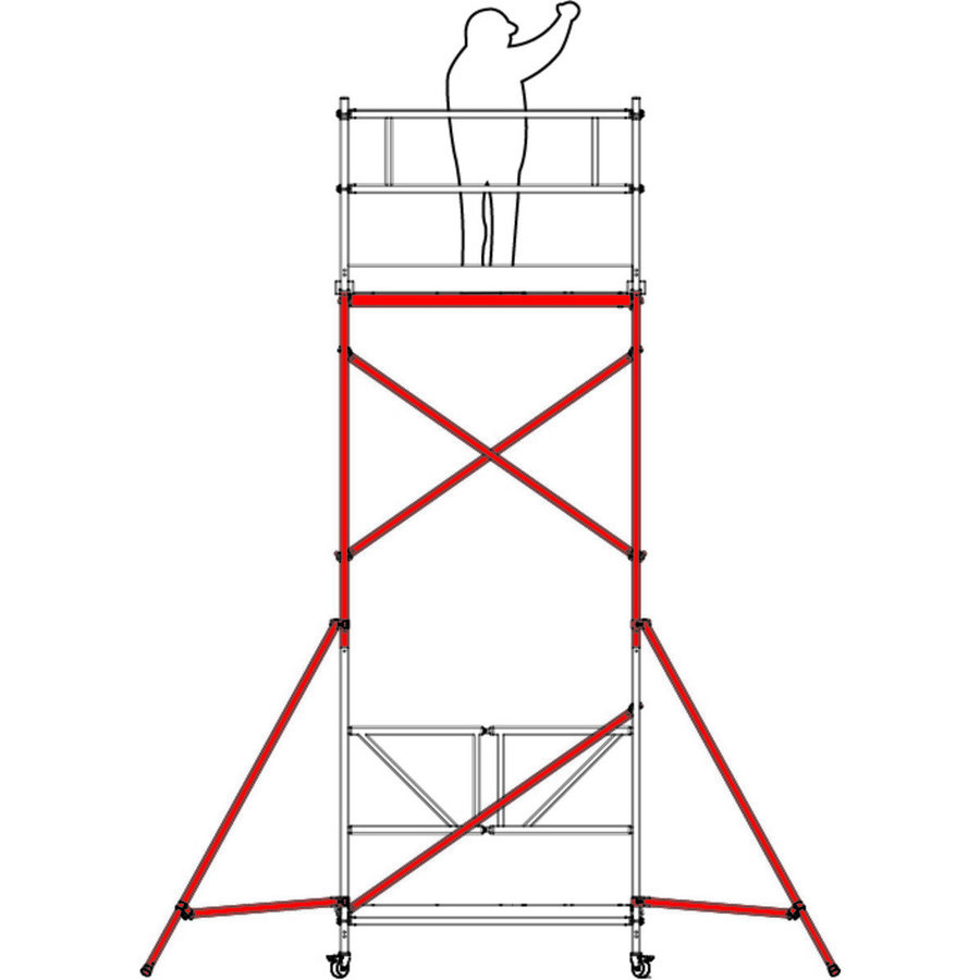 Altrex Klapp-/Fahrgerüst RS TOWER 34 Modul 3 - zum Aufstocken