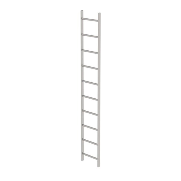 Günzburger Steigtechnik Schachtleiter Edelstahl V4A 400mm Lichte Weite 10 Sprossen