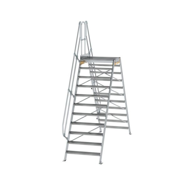Günzburger Steigtechnik Überstieg 60° Stufenbreite 1000 mm 11 Stufen