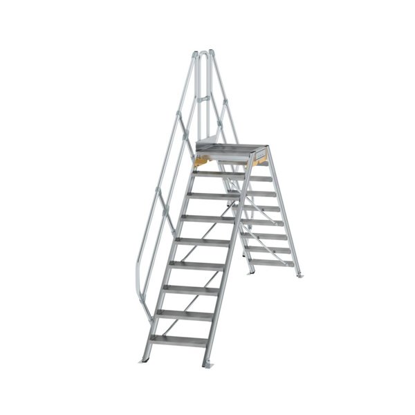Günzburger Steigtechnik Überstieg 45° Stufenbreite 600 mm 9 Stufen