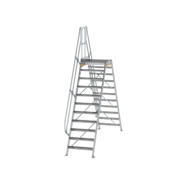 Günzburger Steigtechnik Überstieg 60° Stufenbreite 800 mm 11 Stufen