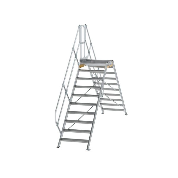 Günzburger Steigtechnik Überstieg 45° Stufenbreite 800 mm 10 Stufen