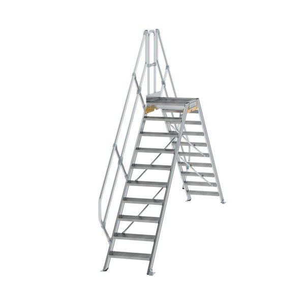 Günzburger Steigtechnik Überstieg 45° Stufenbreite 600 mm 10 Stufen