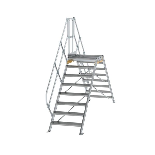 Günzburger Steigtechnik Überstieg 45° Stufenbreite 800 mm 8 Stufen
