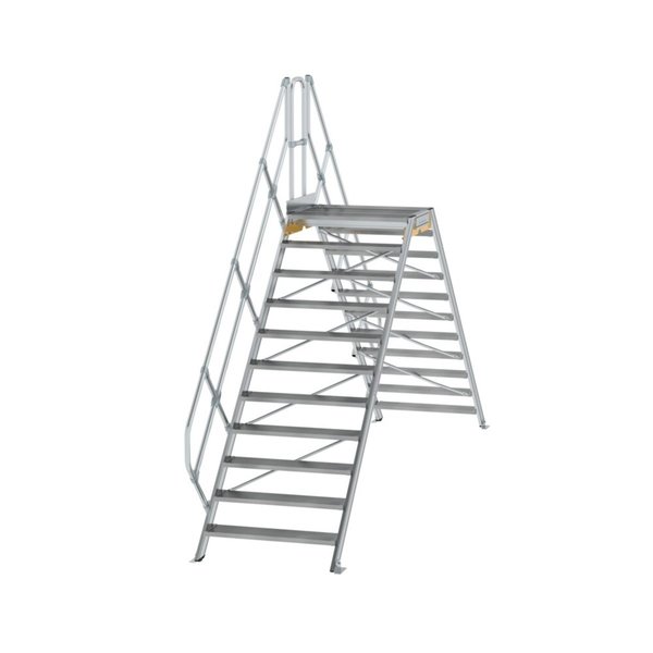 Günzburger Steigtechnik Überstieg 45° Stufenbreite 1000 mm 11 Stufen