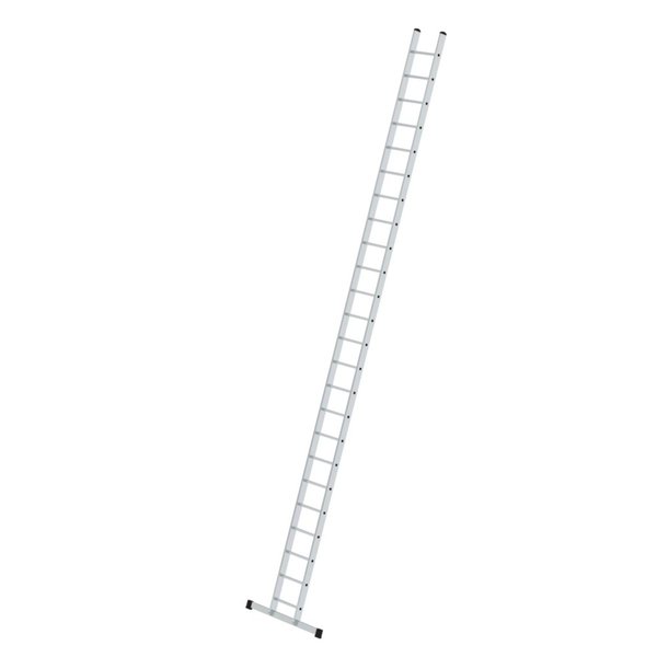 Günzburger Steigtechnik Sprossen-Anlegeleiter mit Standard-Traverse 24-Sprossen
