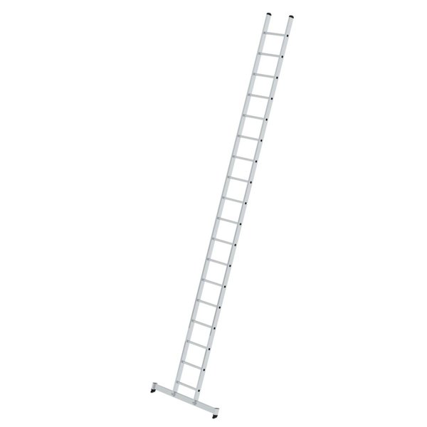 Günzburger Steigtechnik Sprossen-Anlegeleiter mit nivello®-Traverse 18 Sprossen