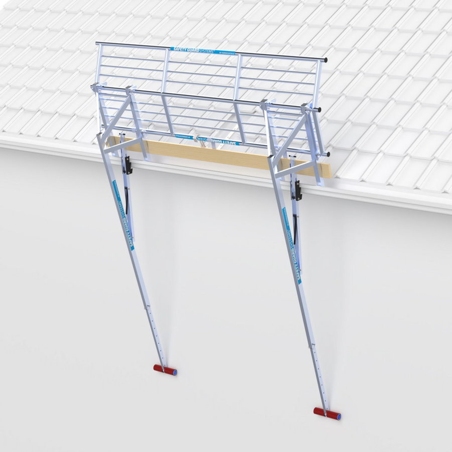 Euroline Dach-Absturzsicherung für Schrägdächer Set für Gesamtlänge: 3 m