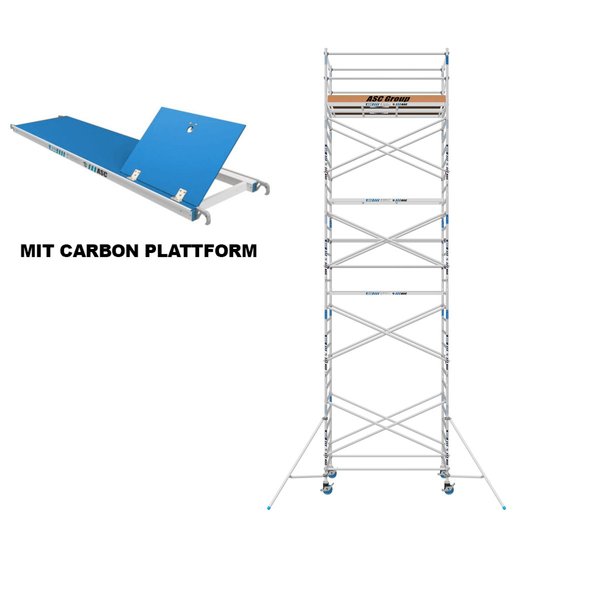 ASC Group ASC Rollgerüst 135x305x8m ph - carbon