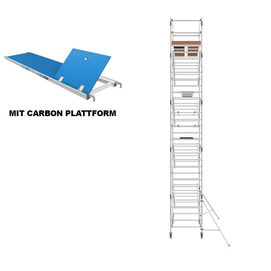 ASC Group ASC Rollgerüst 135x305x8m ph - carbon
