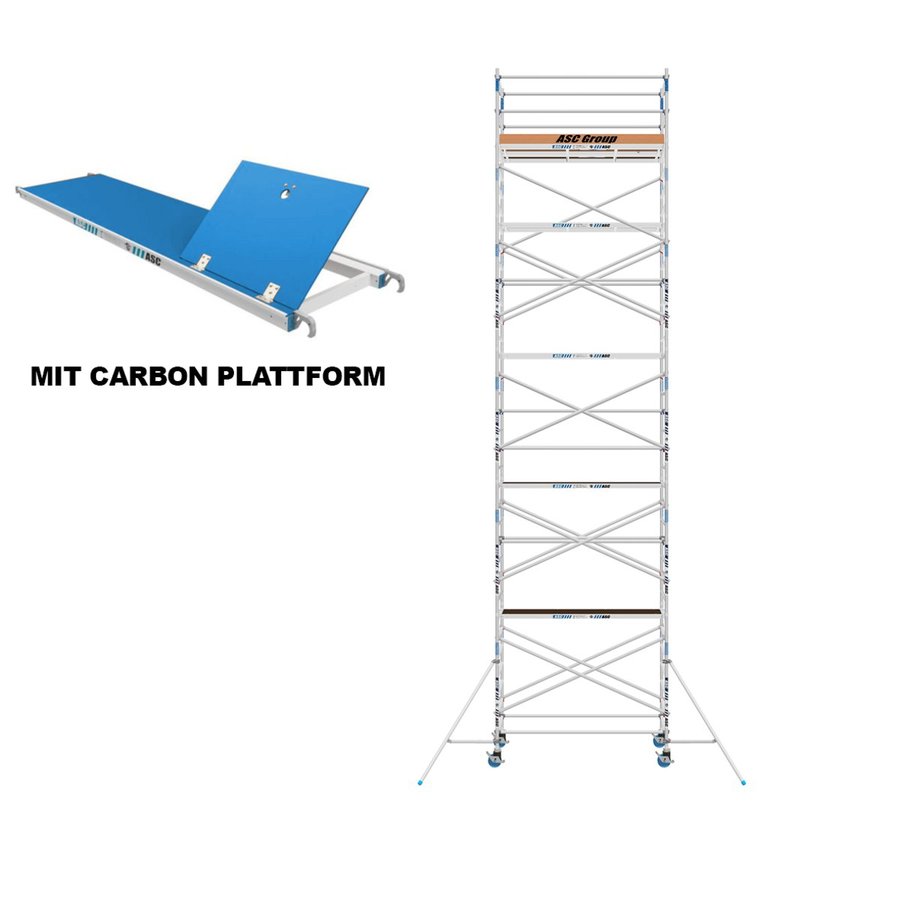 ASC Group ASC Rollgerüst 135x305x9m ph - carbon