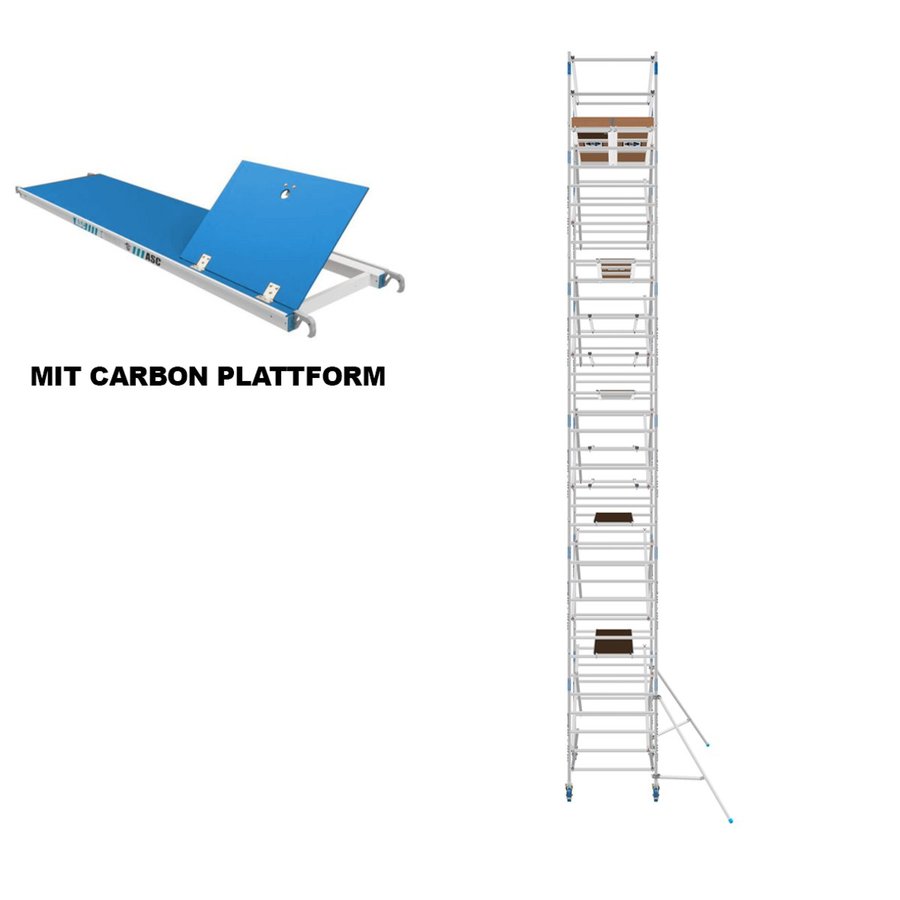 ASC Group ASC Rollgerüst 135x250x10m ph - carbon