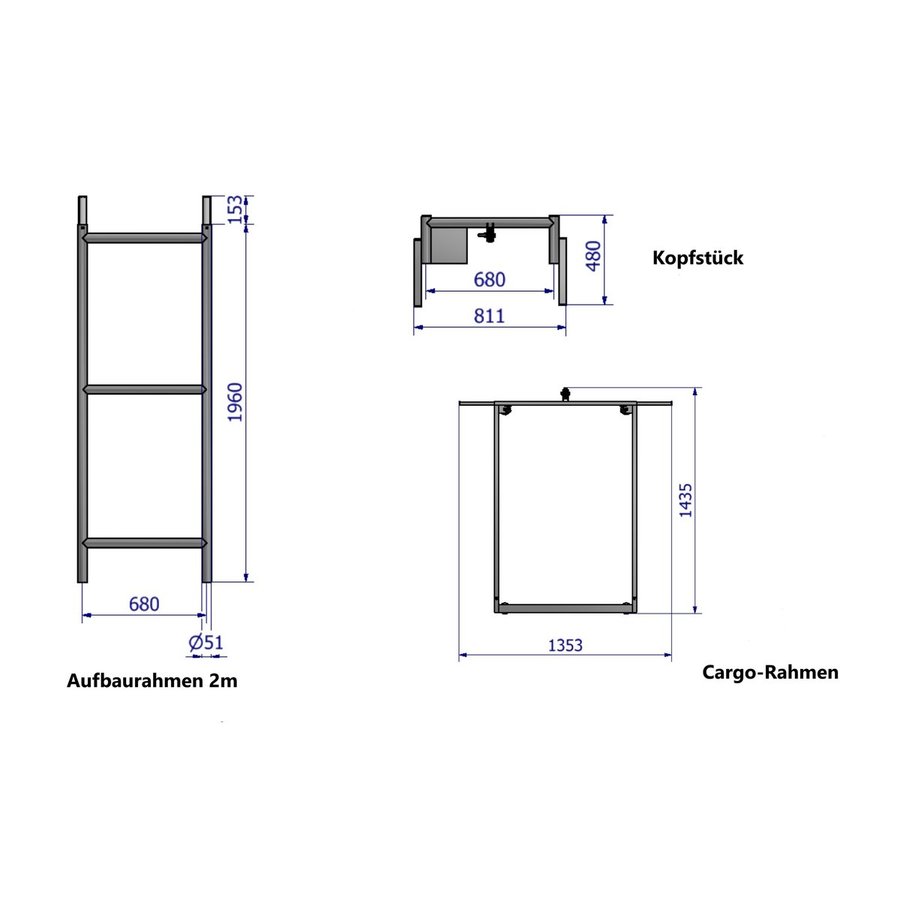 ASC Group Scaffold Lift Für Arbeitshöhe 4,2m
