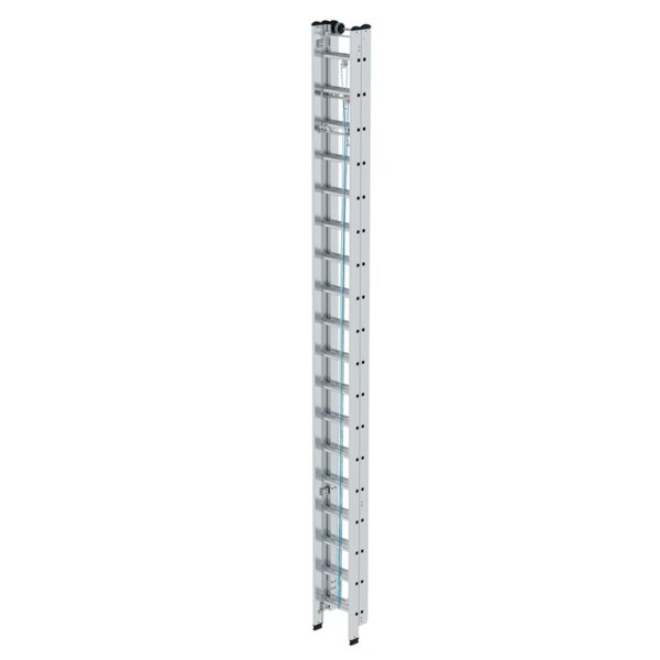 Günzburger Steigtechnik Sprossen-Seilzugleiter 3-teilig ohne Traverse 3x18 Sprossen