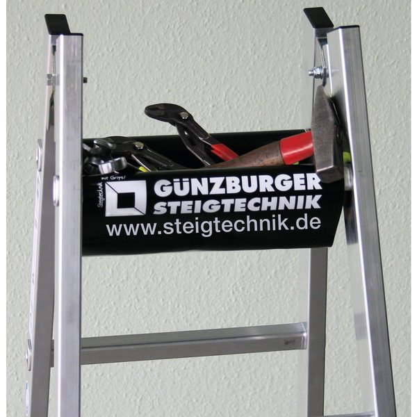 Günzburger Steigtechnik Sprossen-Stehleiter 2x14 Sprossen