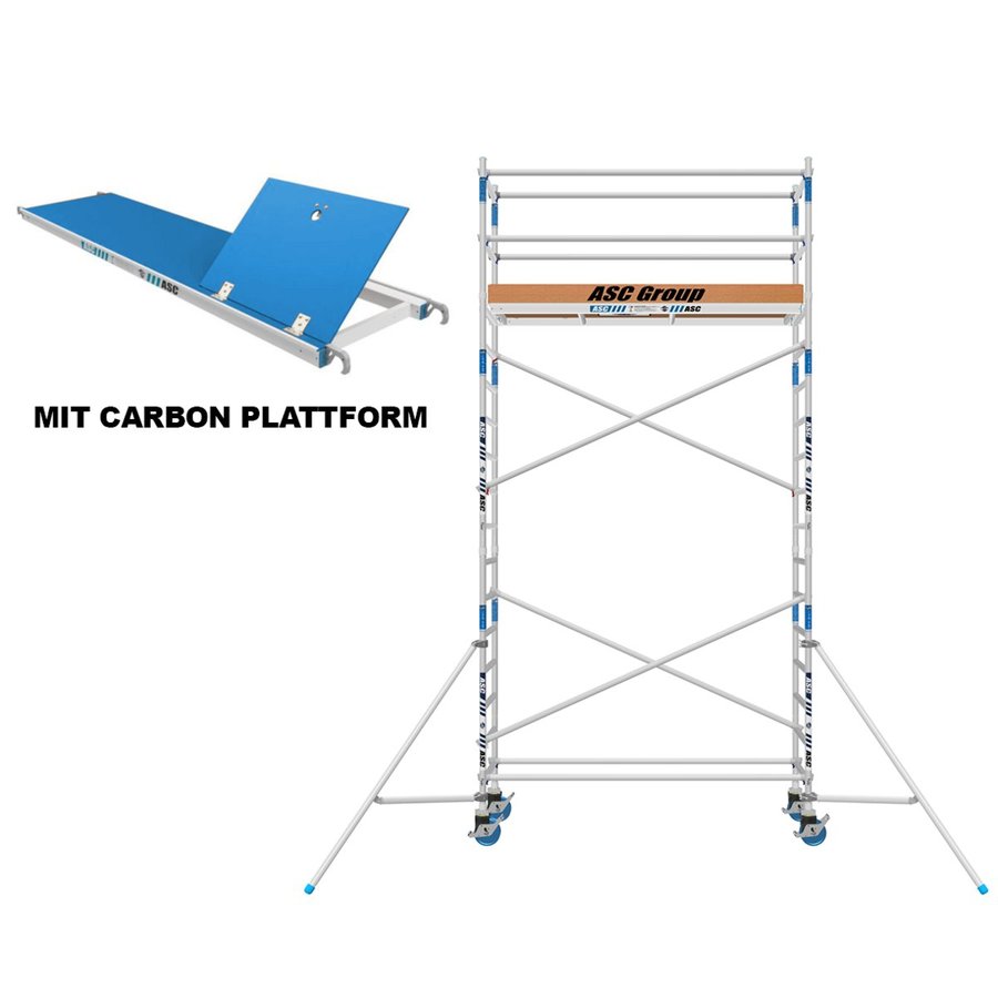 ASC Group ASC Rollgerüst 135x305x4,3ph carbon