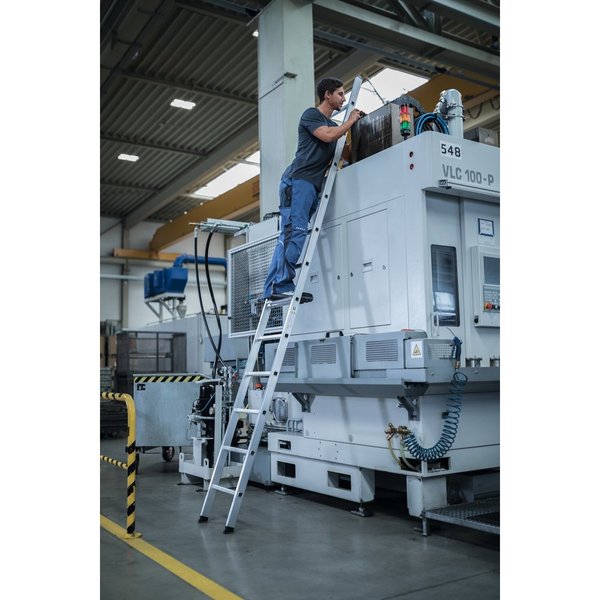 Günzburger Steigtechnik Sprossen-Anlegeleiter ohne Traverse 10 Sprossen