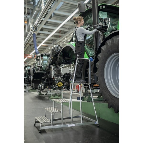 Günzburger Steigtechnik Arbeitspodest starr mit Handlauf 3 Stufen