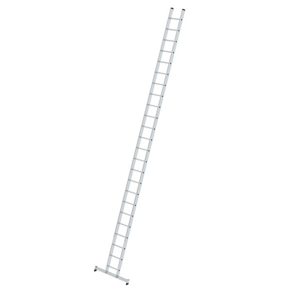 Günzburger Steigtechnik Sprossen-Anlegeleiter mit nivello®-Traverse 24-Sprossen