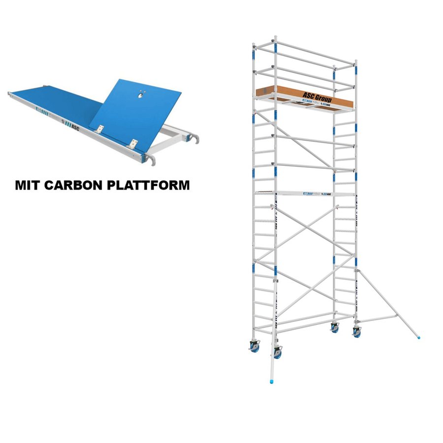 ASC Group ASC Rollgerüst 75x190x5,3ph carbon