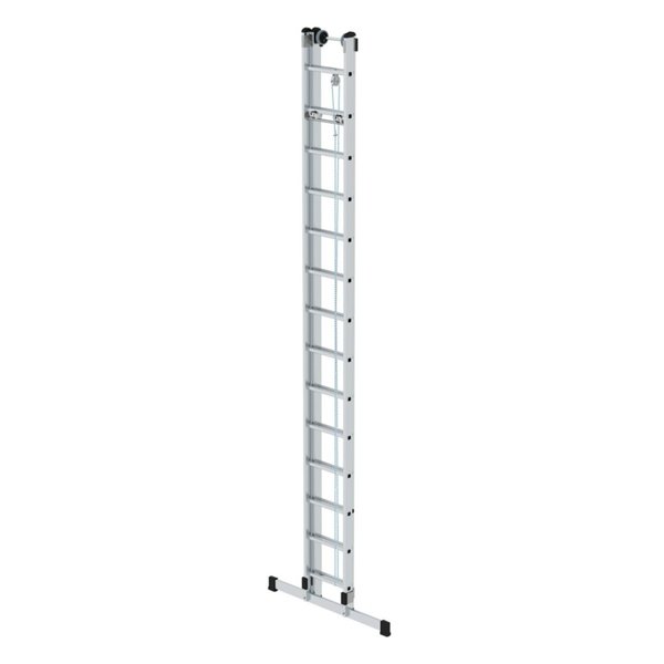 Günzburger Steigtechnik Sprossen-Seilzugleiter 2-teilig mit Standard-Traverse 2x14 Sprossen