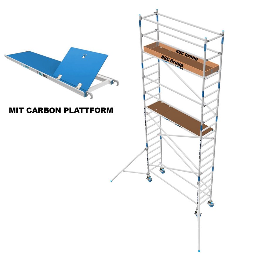 ASC Group ASC Rollgerüst 75x190x5,3ph carbon