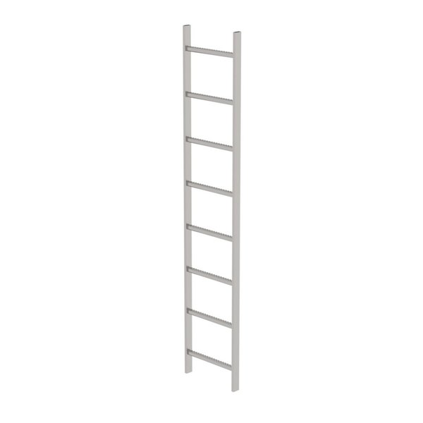 Günzburger Steigtechnik Schachtleiter Edelstahl V4A 400mm Lichte Weite 8 Sprossen