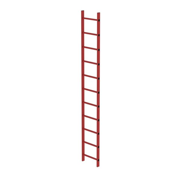 Günzburger Steigtechnik Schachtleiter GFK 400mm Lichte Weite 11 Sprossen
