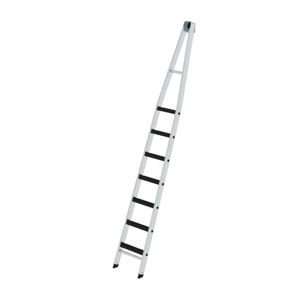 Günzburger Steigtechnik Stufen-Glasreinigerleiter Oberteil mit clip-step R13 7 Stufen