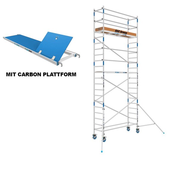 ASC Group ASC Rollgerüst 75x305x5,3ph carbon