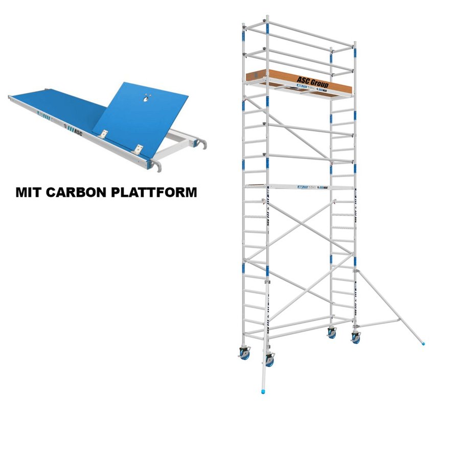 ASC Group ASC Rollgerüst 75x305x5,3ph carbon