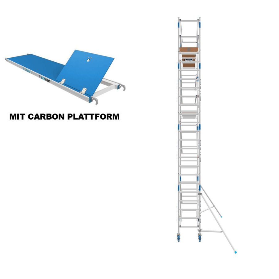 ASC Group ASC Rollgerüst 75x250x6,3ph carbon