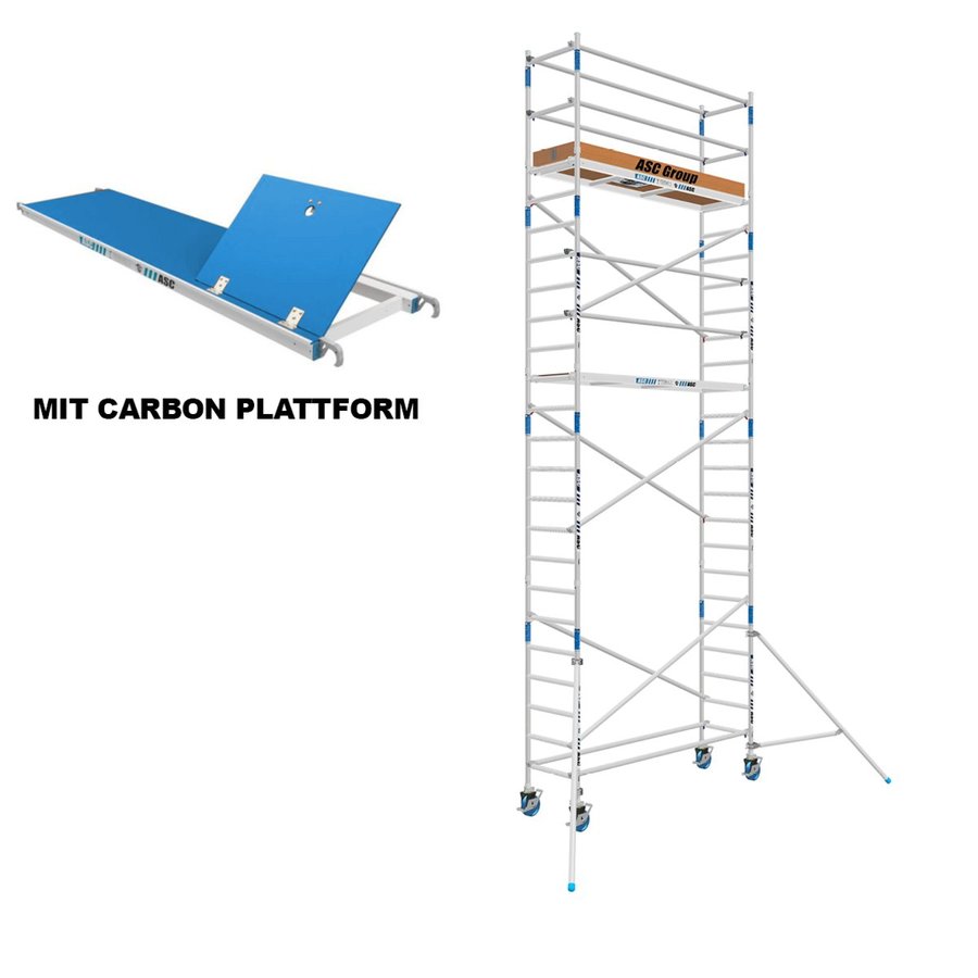 ASC Group ASC Rollgerüst 75x250x6,3ph carbon