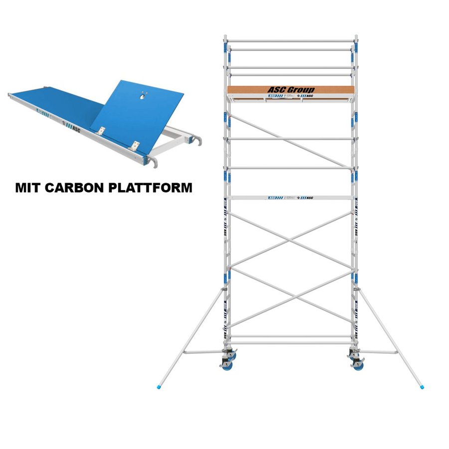 ASC Group ASC Rollgerüst 75x305x6,3ph carbon
