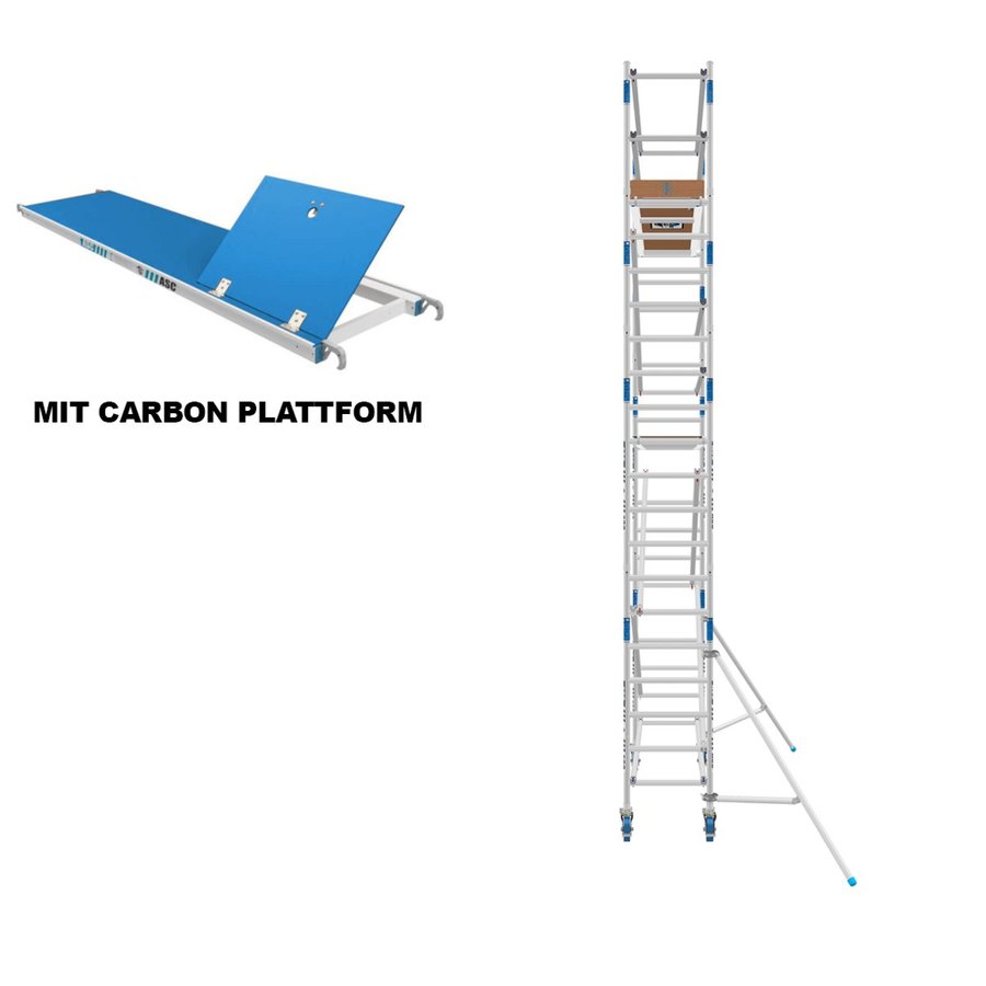 ASC Group ASC Rollgerüst 75x305x6,3ph carbon