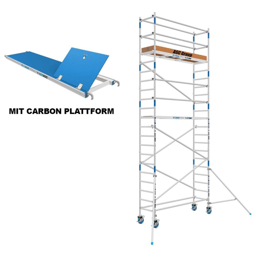 ASC Group ASC Rollgerüst 75x305x6,3ph carbon