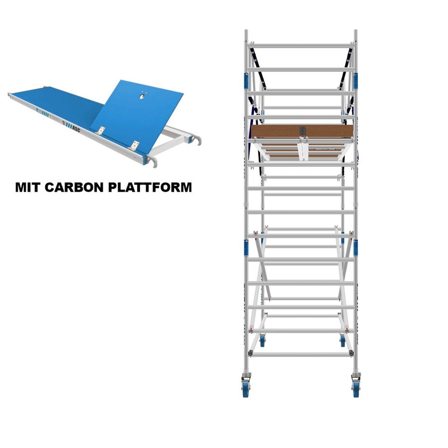 ASC Group AGS Rollgerüst 135x305x3,3ph carbon - zweiseitig