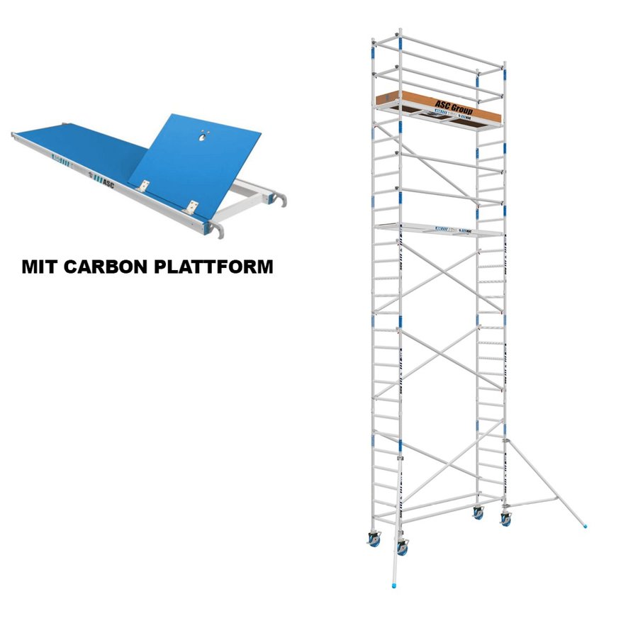ASC Group ASC Rollgerüst 75x190x7,3ph carbon