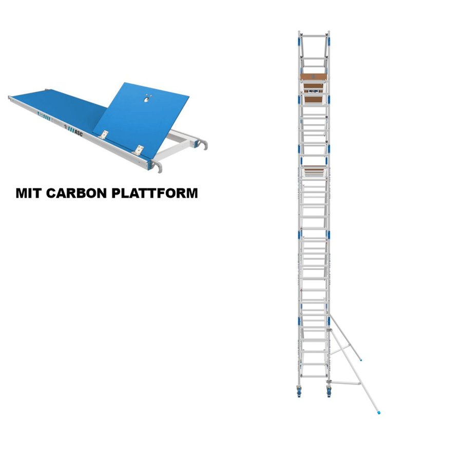 ASC Group ASC Rollgerüst 75x190x7,3ph carbon