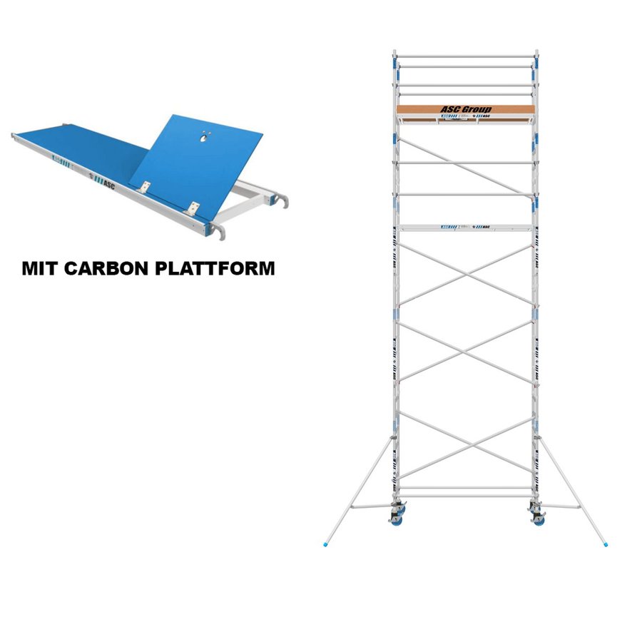 ASC Group ASC Rollgerüst 75x190x7,3ph carbon