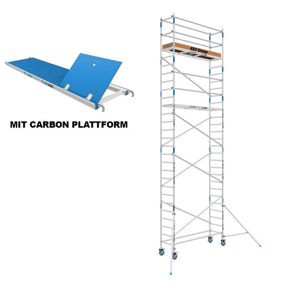 ASC Group ASC Rollgerüst 75x250x7,3ph carbon
